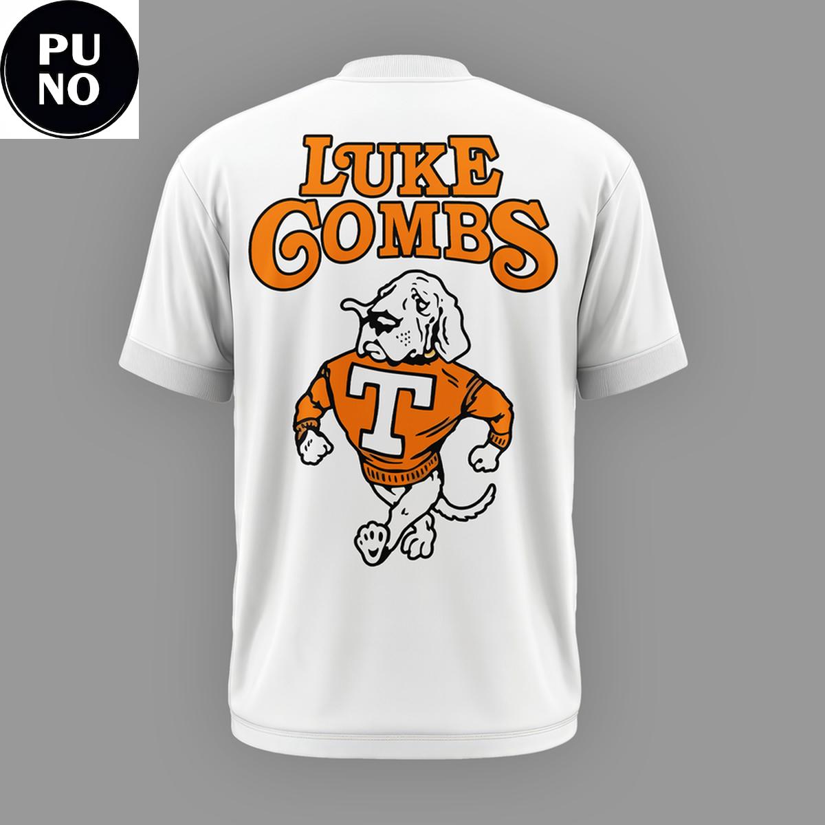 Tennessee Volunteers Smokey x Luke Combs My Kinda Saturday Night Tour 2026 Shirt