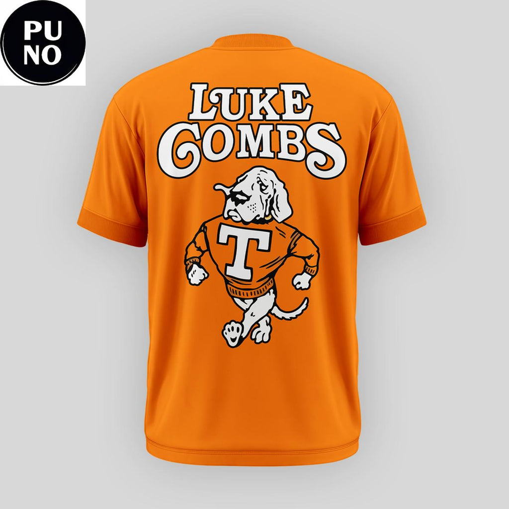 Tennessee Volunteers Smokey x Luke Combs My Kinda Saturday Night Tour 2026 Shirt