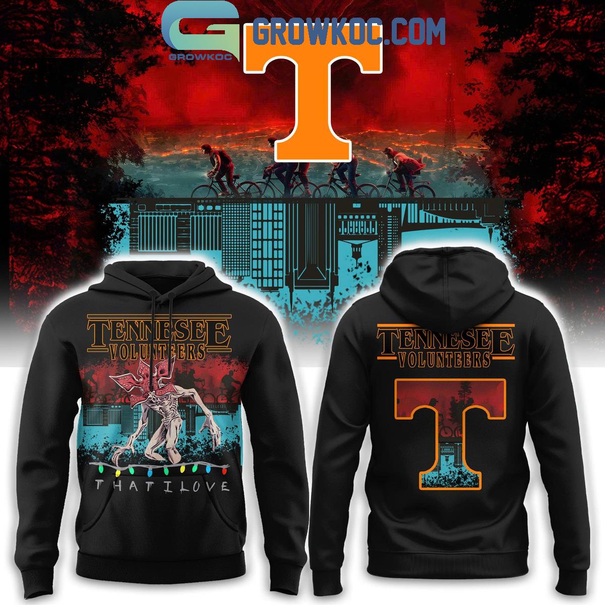 Tennessee Volunteers x Stranger Things Hoodie Shirt