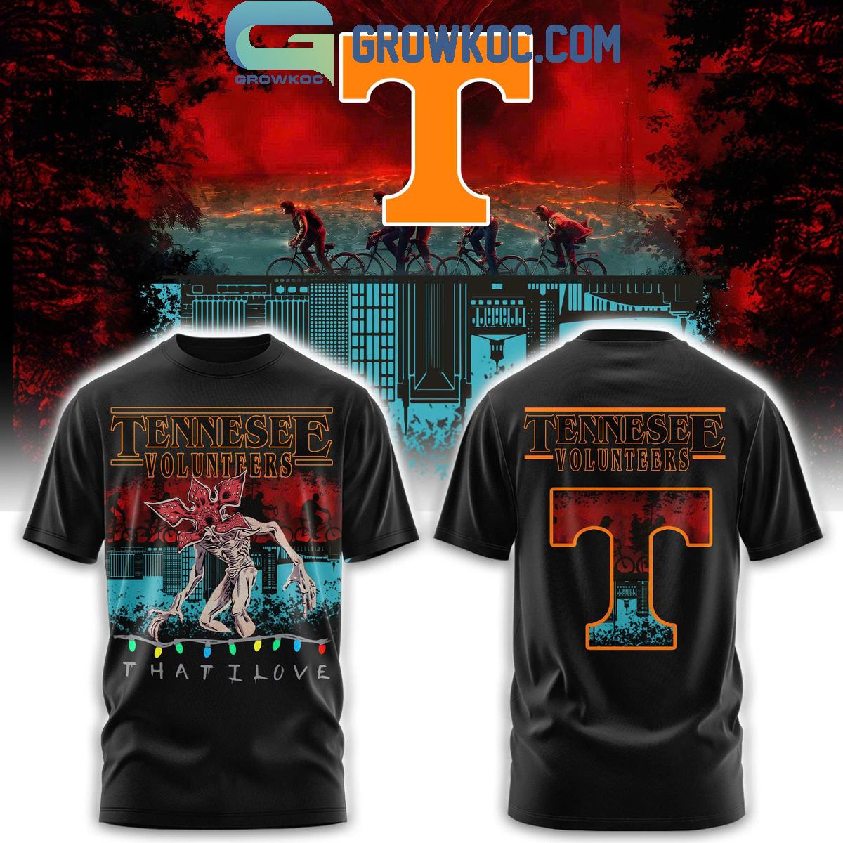 Tennessee Volunteers x Stranger Things Hoodie Shirt