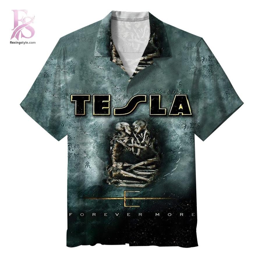 Tesla Forever More Hawaiian Shirt
