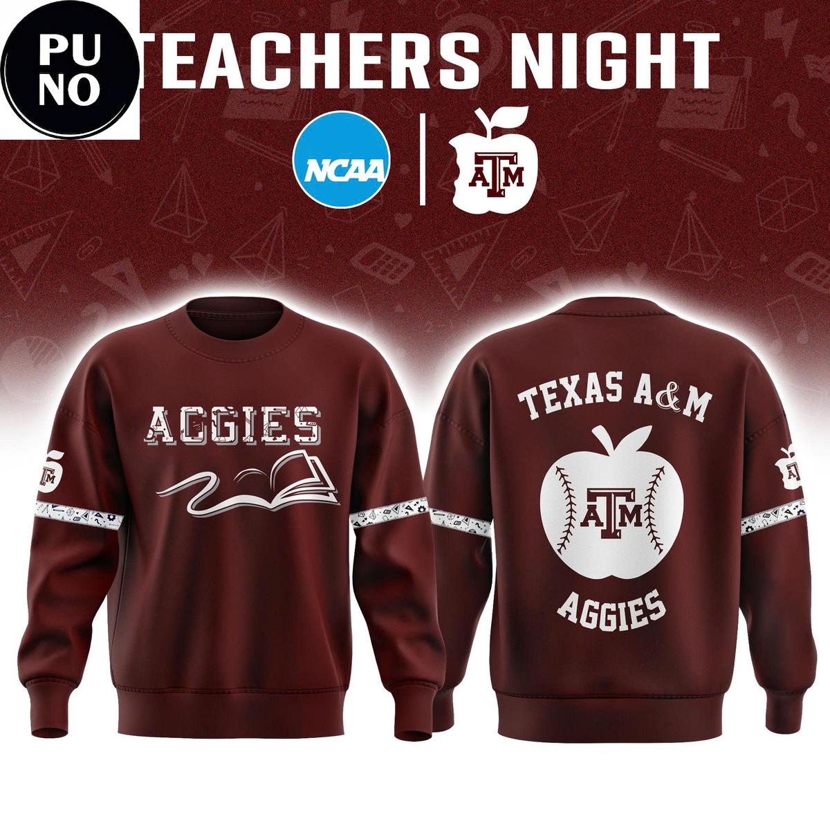 Texas A&M Teacher Appreciation Night 2026 Hoodie Shirt