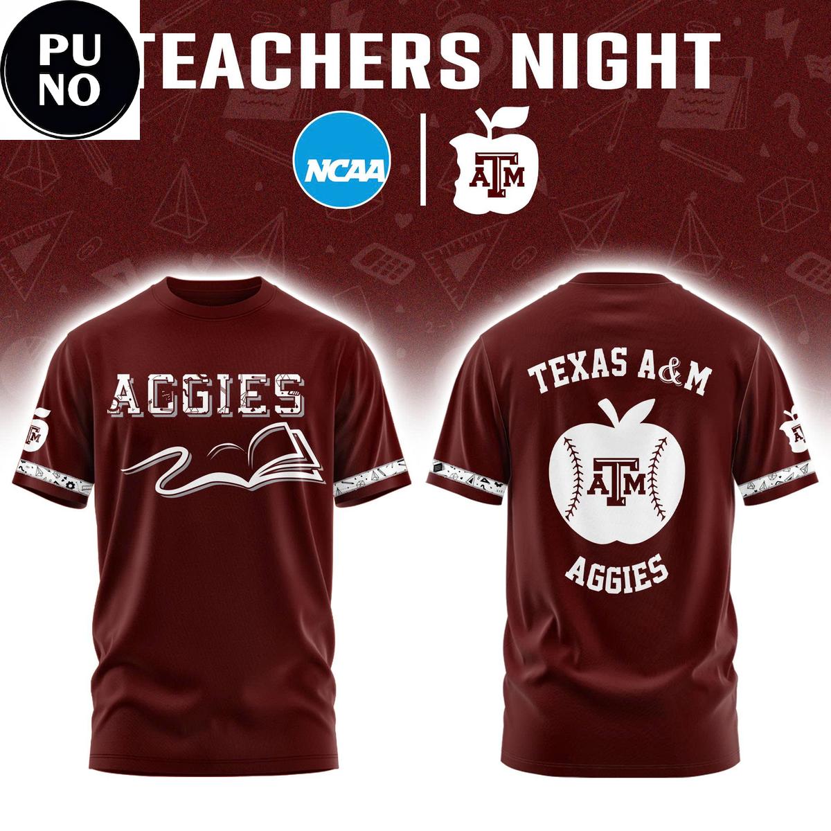 Texas A&M Teacher Appreciation Night 2026 Hoodie Shirt