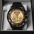 Texas A&M Aggies Football 150th Anniversary 2026 Black Stainless Steel Watch - TANTN21315