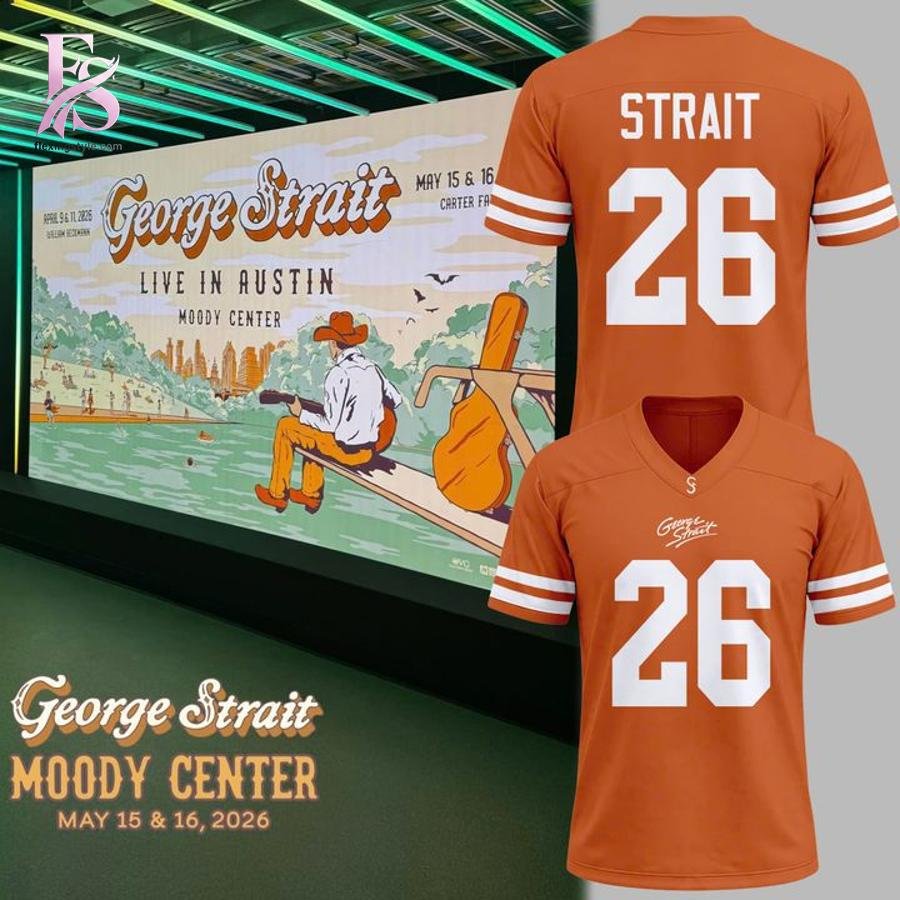 Texas Longhorns 2026 George Strait Football Jersey