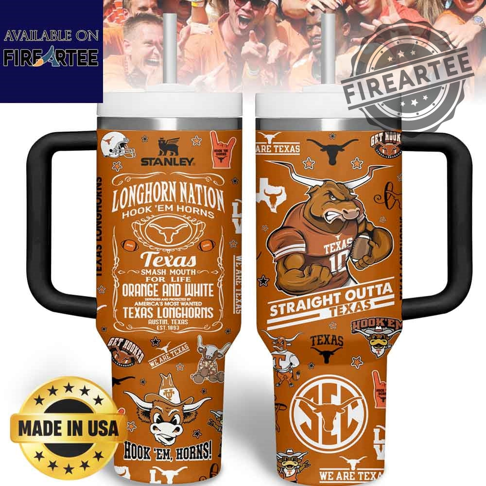 Texas Longhorns NCAA Stanley Cup Tumbler With Handle