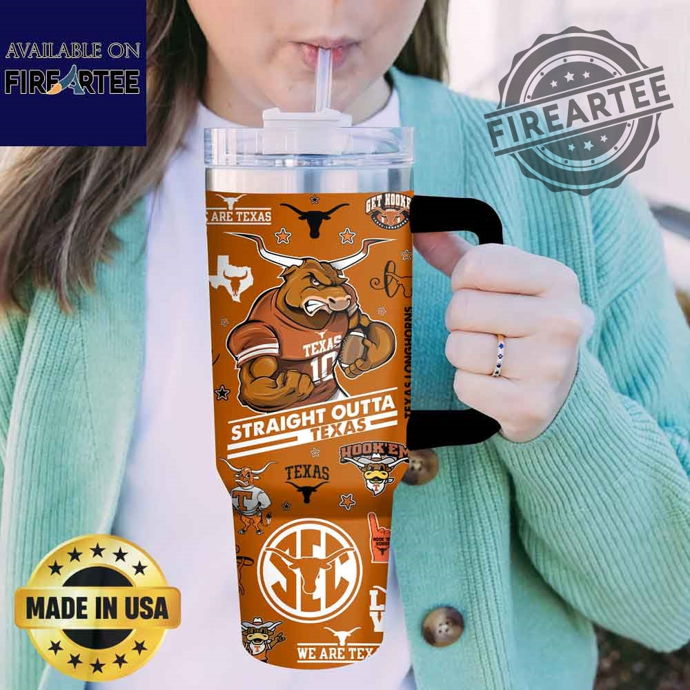 Texas Longhorns NCAA Stanley Cup Tumbler With Handle