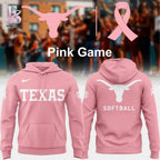 Texas Longhorns Softball Pink Game Hoodie