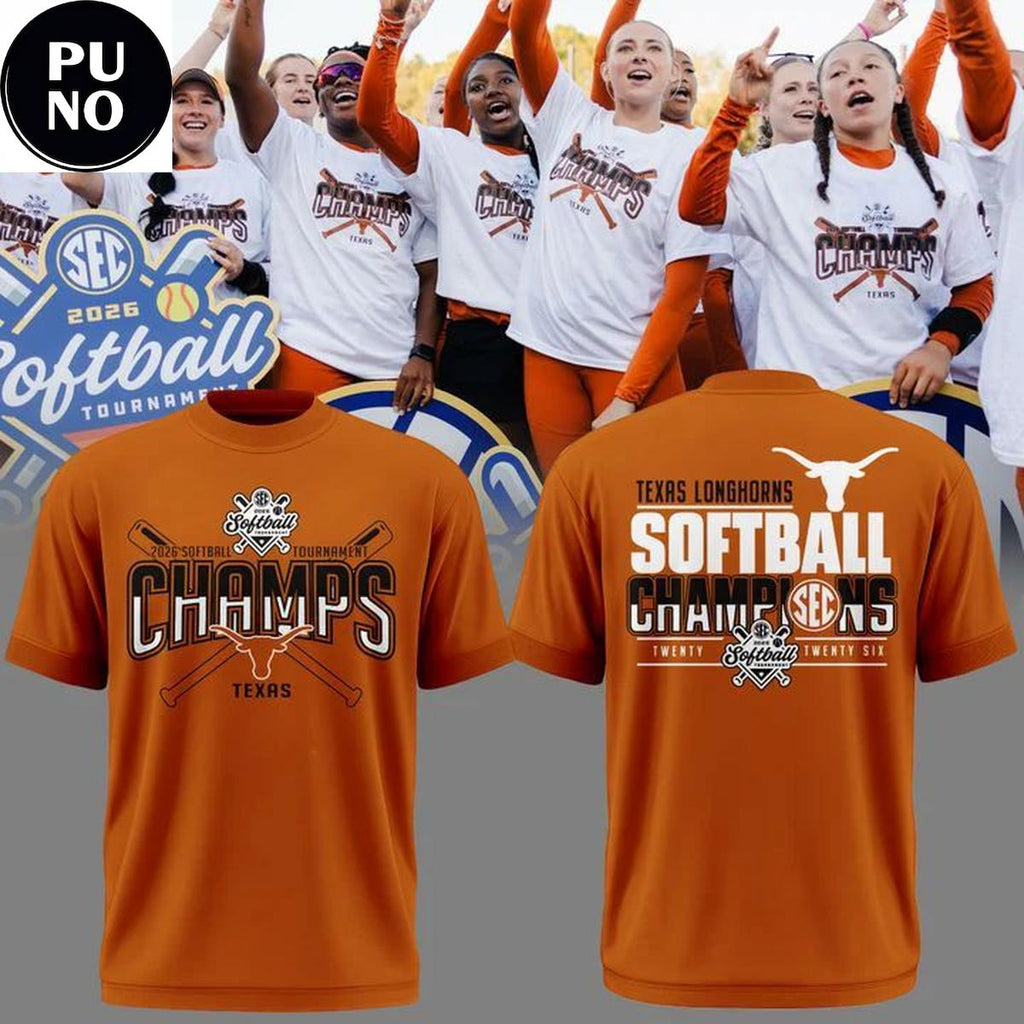 Texas Longhorns Softball SEC Champions 2026 T-Shirt