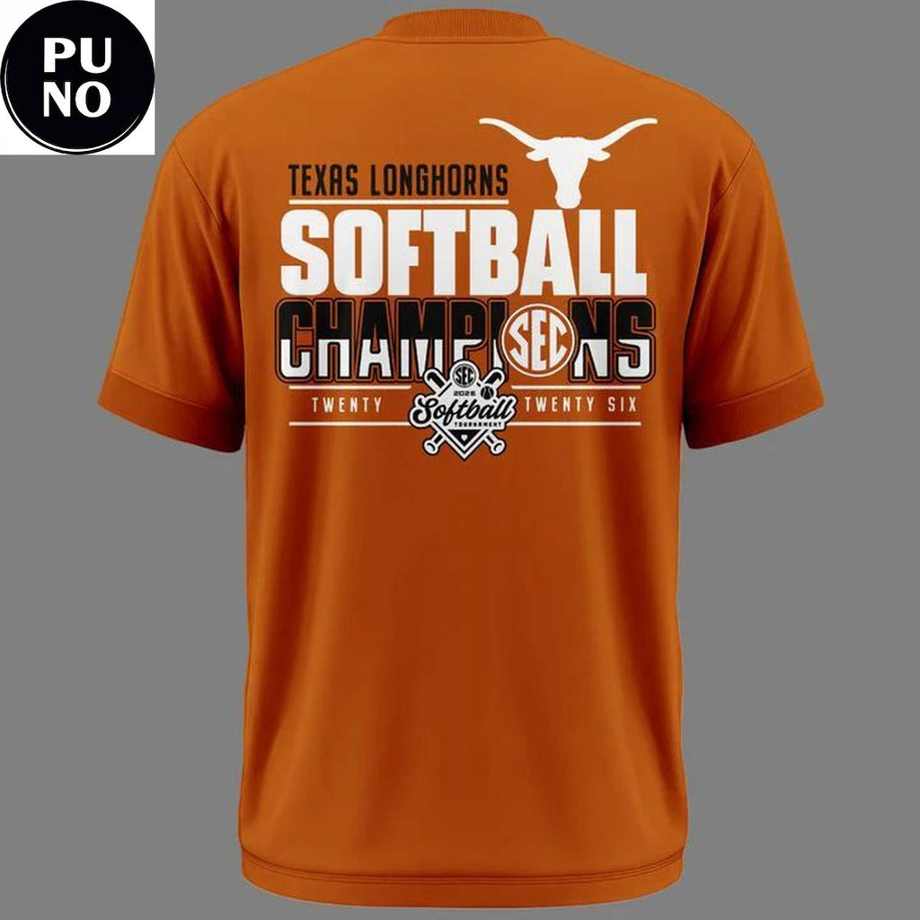 Texas Longhorns Softball SEC Champions 2026 T-Shirt
