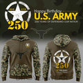 Texas Longhorns U.S. Army 250th Celebration Graphic Hoodie