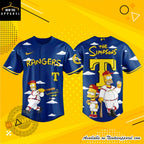 Texas Rangers The Simpsons Baseball Jersey