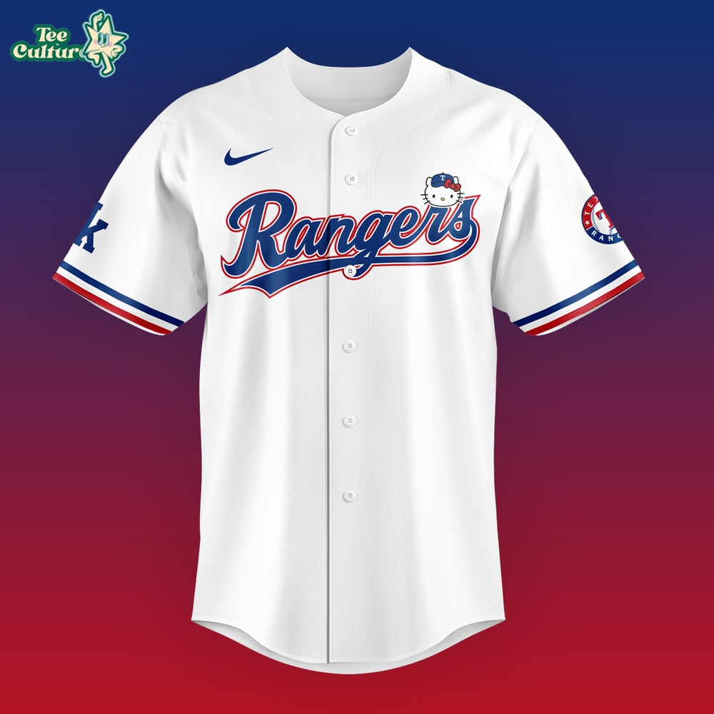 Texas Rangers x Hello Kitty Night Jersey Limited Edition