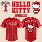 Texas Rangers x Hello Kitty Tejas City Connect Exclusive Baseball Jersey