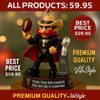 Texas Tech Red Raiders Big 12 Champions 2025 Ornament