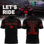 Texas Tech Red Raiders Let’s Ride 2026 Black Graphic T-Shirt