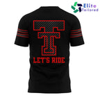 Texas Tech Red Raiders Let’s Ride 2026 Black Graphic T-Shirt