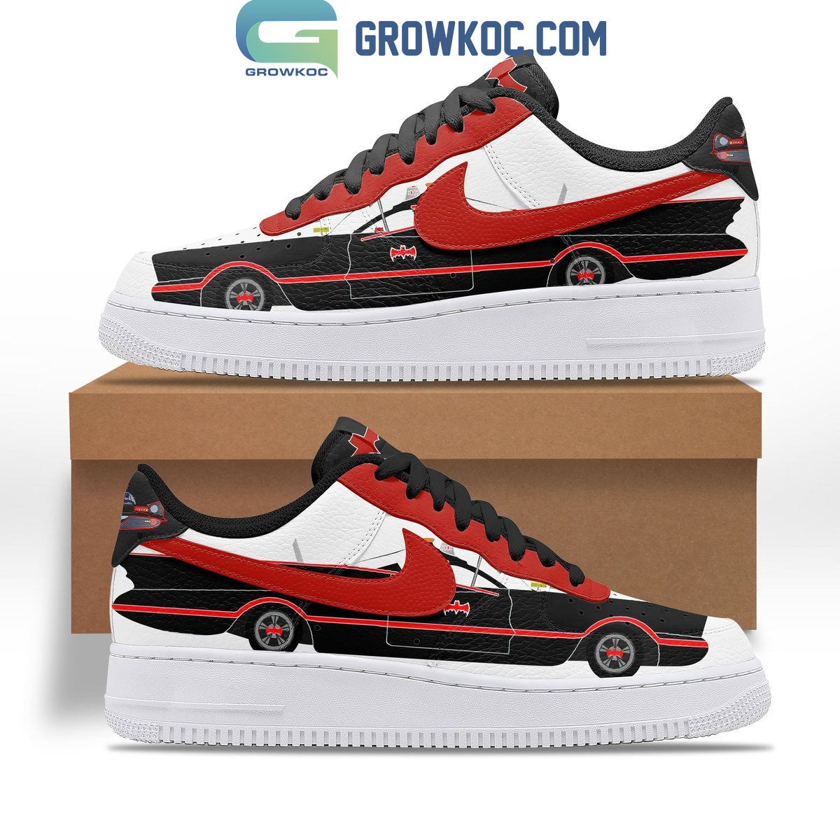The Batman Batmobile Air Force 1 Shoes