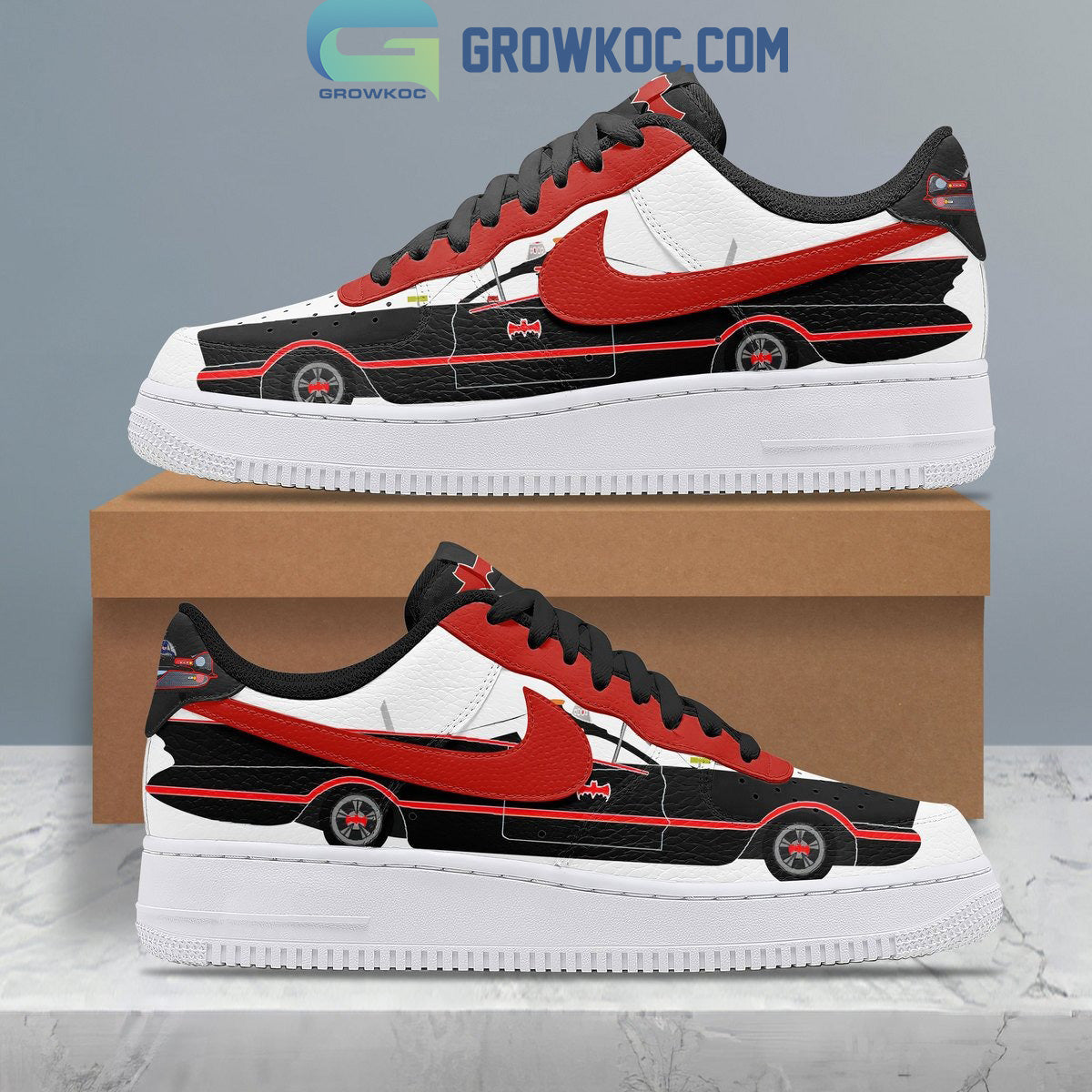 The Batman Batmobile Air Force 1 Shoes