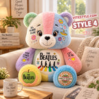 The Beatles Bear Custom Shaped Pillow