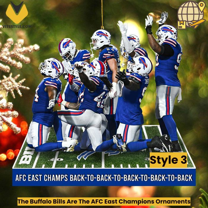 The Buffalo Bills Are The AFC East Champions Ornaments