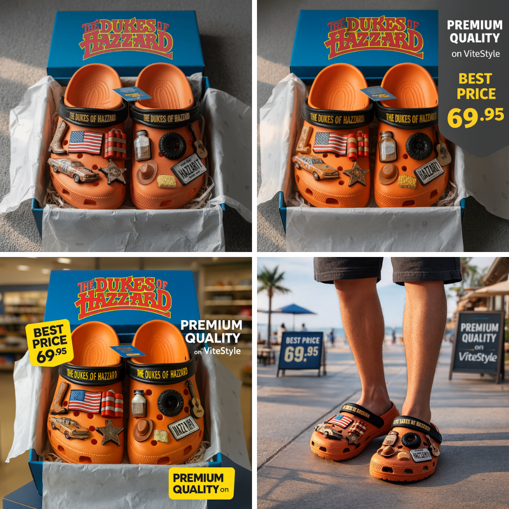 The Dukes Hazzard Croc Charms