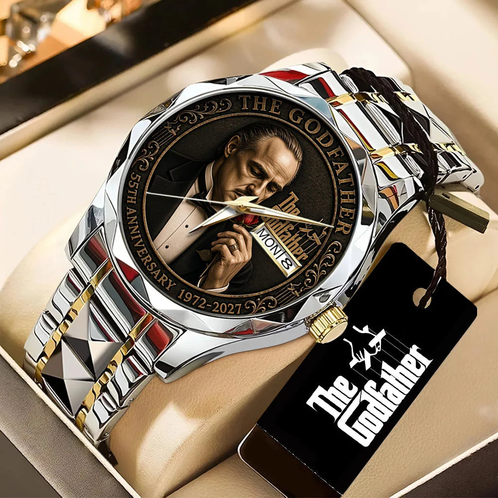 The Godfather 55th Anniversary Alloy Luxury Quartz Watch - TANTN25235