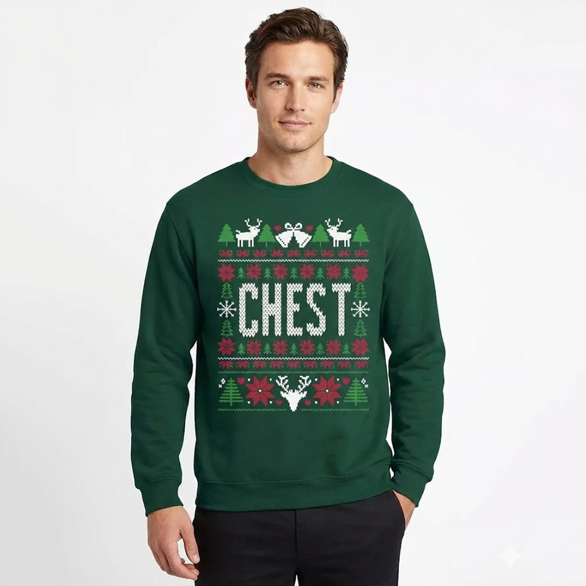 The Grinch Liz Langston Chest Sweatshirt