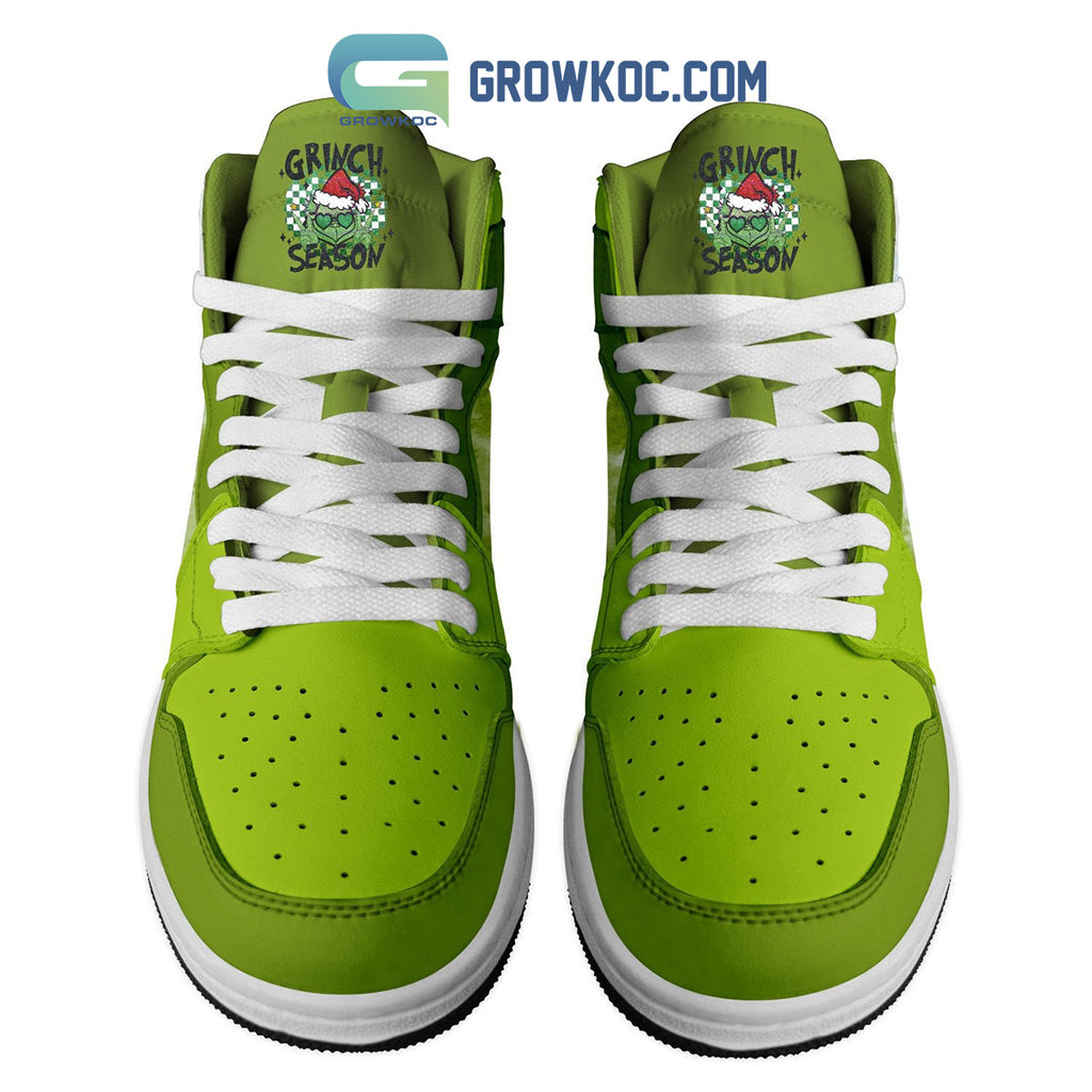 The Grinch Personalized Air Jordan 1 Shoes Sneaker