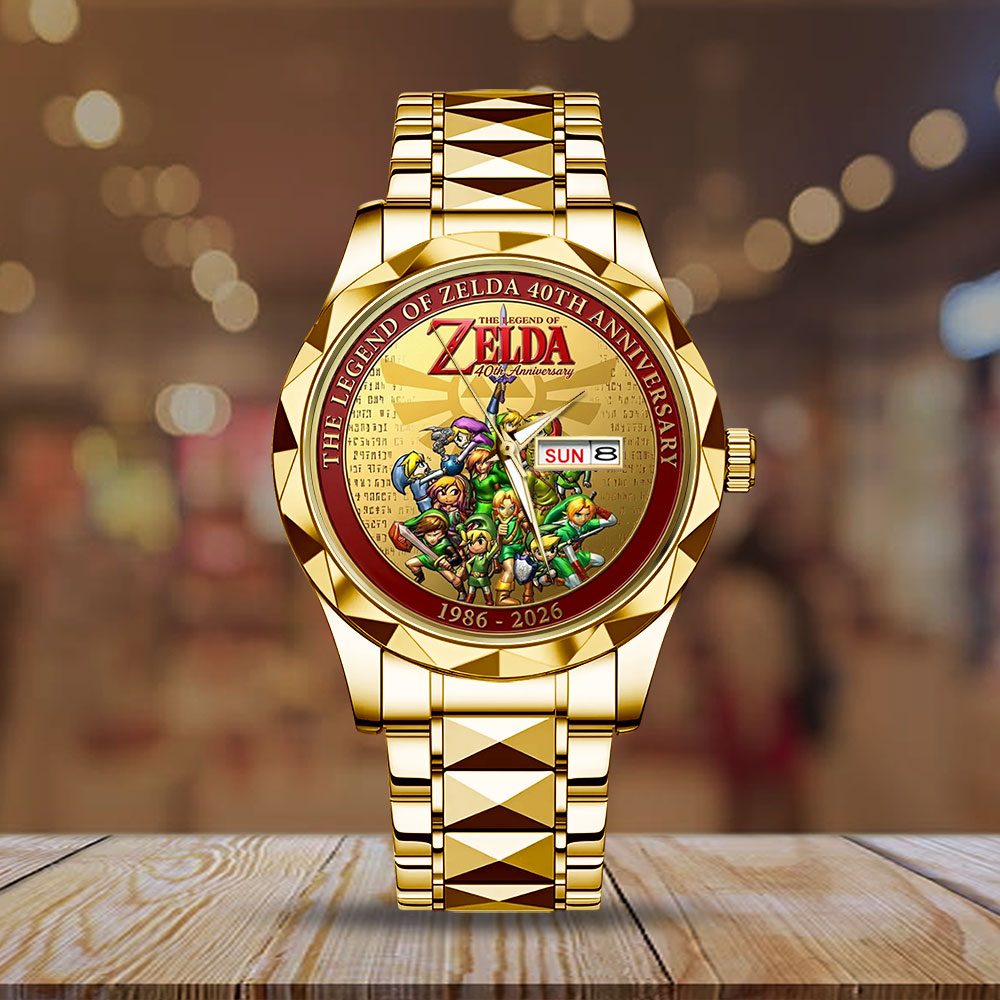 The Legend of Zelda 40th Anniversary Alloy Luxury Quartz Watch - TMTHU3349