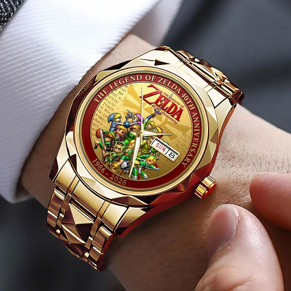 The Legend of Zelda 40th Anniversary Alloy Luxury Quartz Watch - TMTHU3349