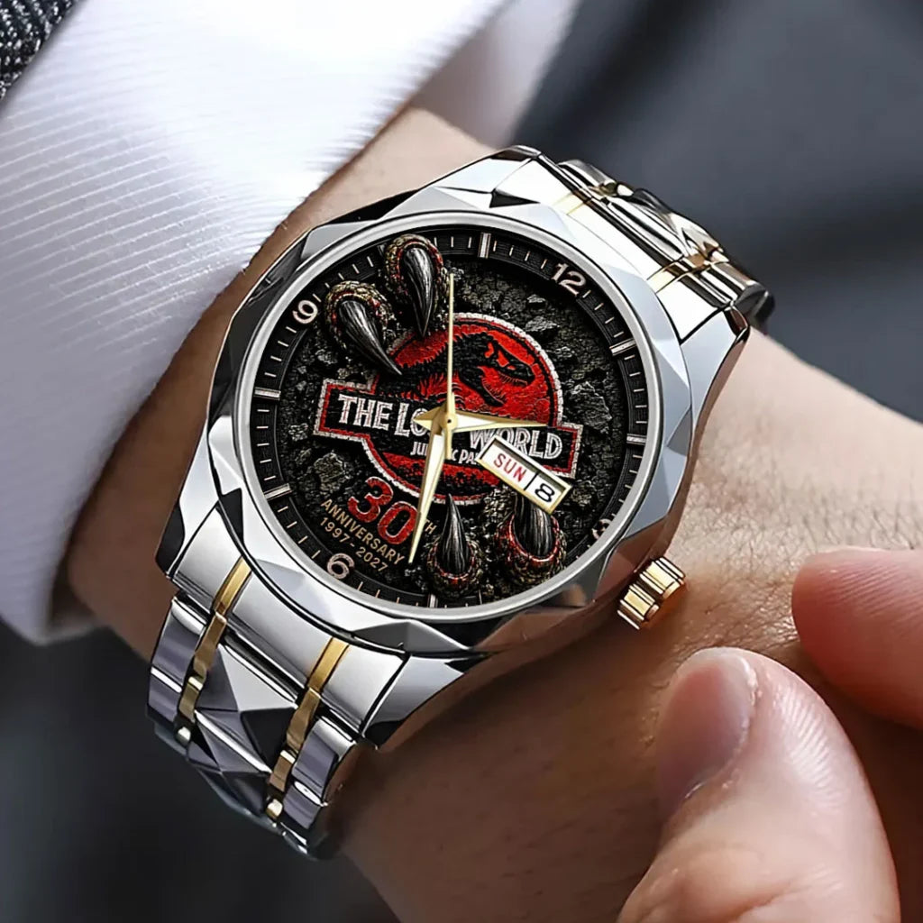 The Lost World: Jurassic Park 30th Anniversary Alloy Luxury Quartz Watch - TMTHU8792