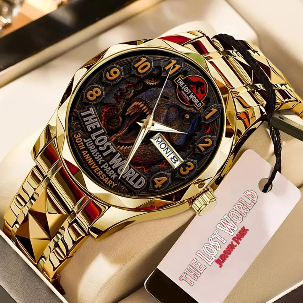 The Lost World: Jurassic Park 30th Anniversary Alloy Luxury Quartz Watch - TMTHU8848