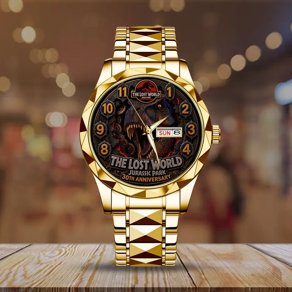 The Lost World: Jurassic Park 30th Anniversary Alloy Luxury Quartz Watch - TMTHU8848