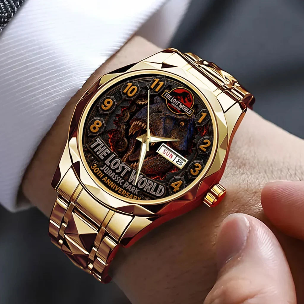 The Lost World: Jurassic Park 30th Anniversary Alloy Luxury Quartz Watch - TMTHU8848