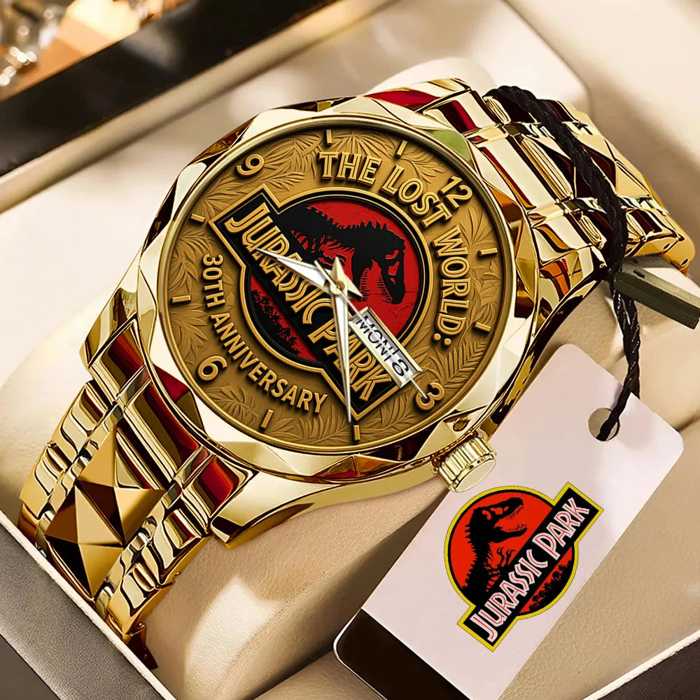 The Lost World: Jurassic Park 30th Anniversary Alloy Luxury Quartz Watch - TMTHU8850
