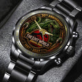 The Lost World: Jurassic Park 30th Anniversary Black Stainless Steel Watch - TMTHU8774