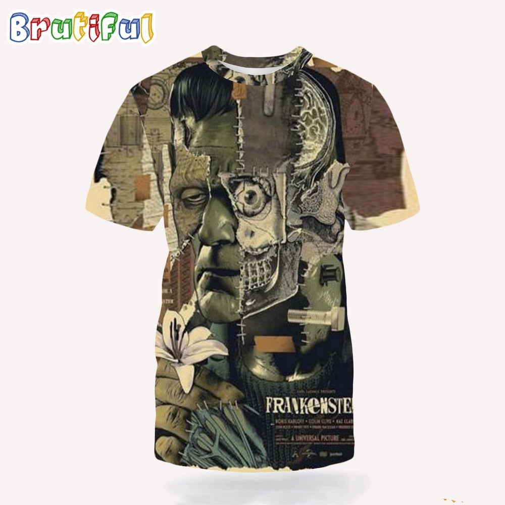 The Monster Demands A Mate Frankenstein 3D Shirt