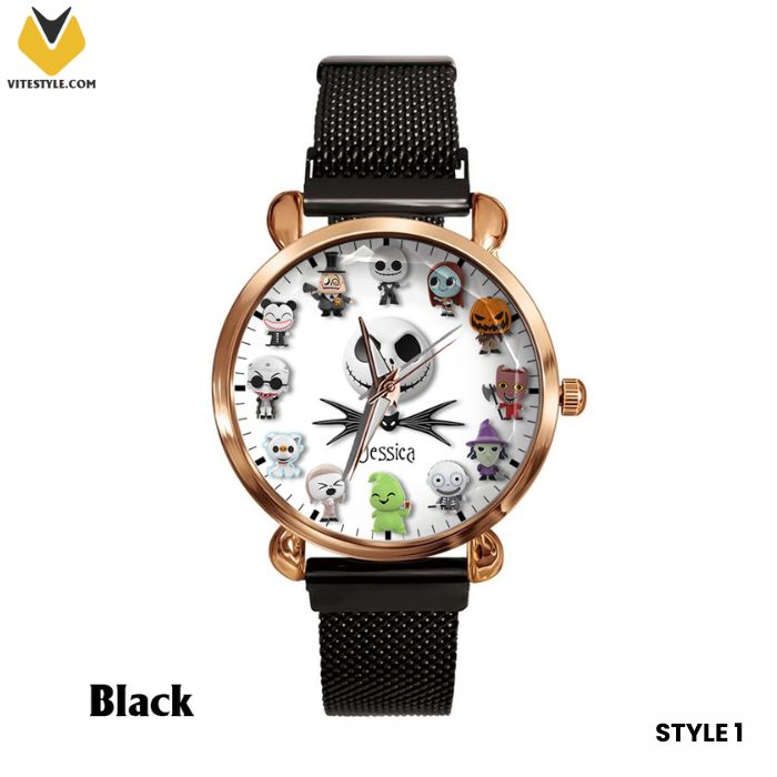 The Nightmare Before Christmas Characters Custom Name Watch