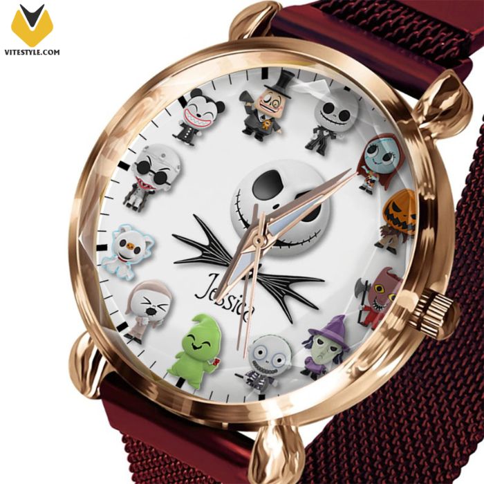 The Nightmare Before Christmas Characters Custom Name Watch