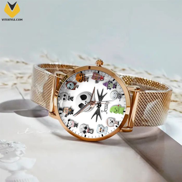 The Nightmare Before Christmas Characters Custom Name Watch