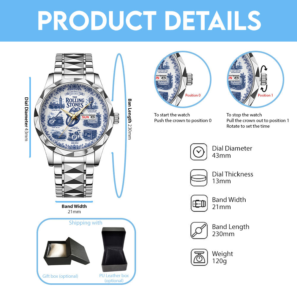 The Rolling Stones Alloy Luxury Quartz Watch - TANTN24476