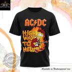 The Simpsons Acdc Mashup Shirt