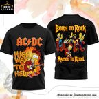 The Simpsons Acdc Mashup Shirt