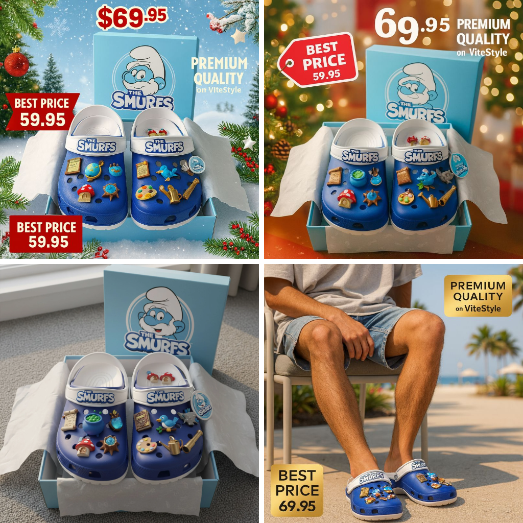 The Smurfs Crocband Charms Crocs 2026