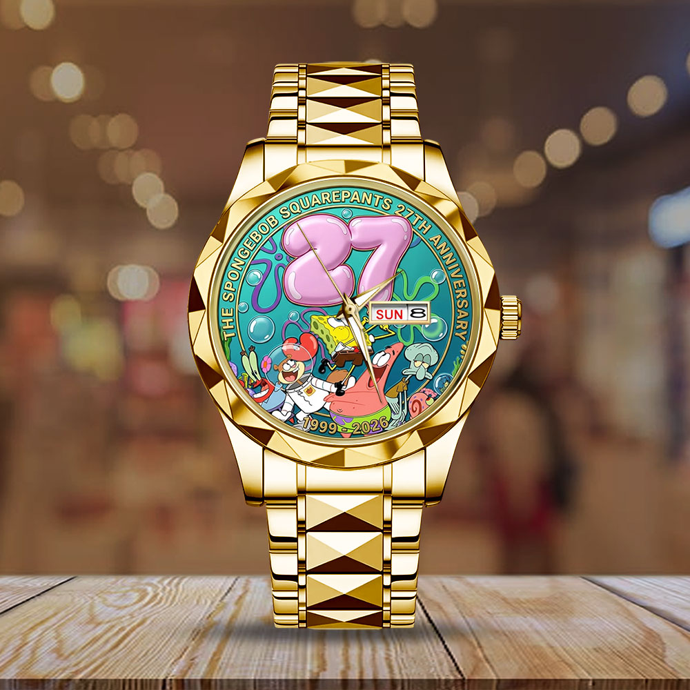 SpongeBob SquarePants Alloy Luxury Quartz Watch - TMTHU3337