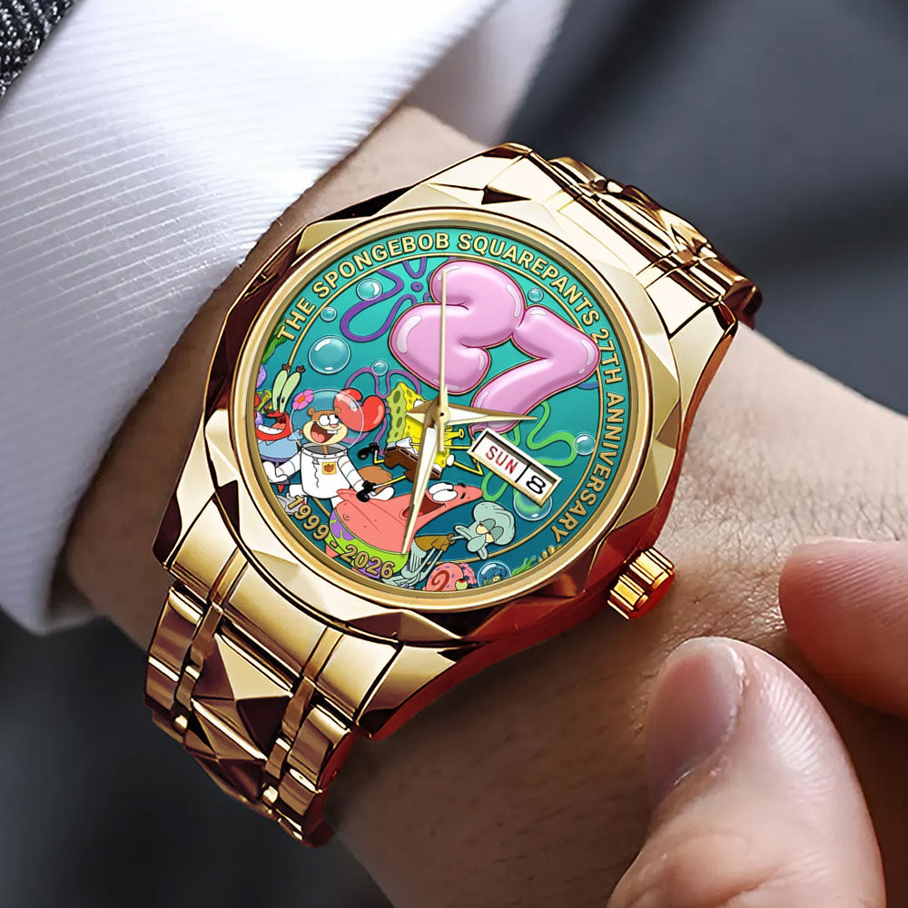 SpongeBob SquarePants Alloy Luxury Quartz Watch - TMTHU3337