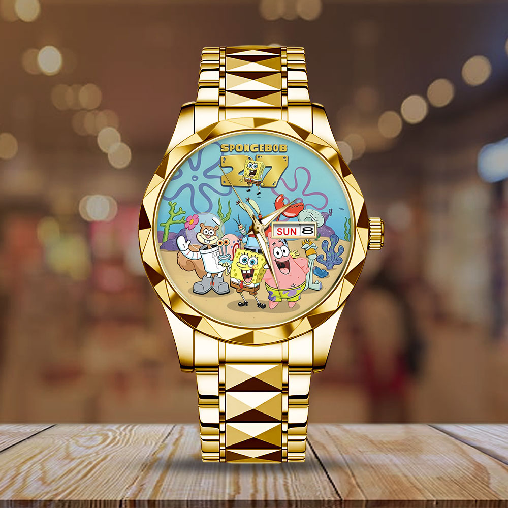 SpongeBob SquarePants 27th Anniversary Alloy Luxury Quartz Watch - TMTHU3348