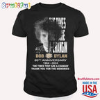 The Times They Are A Changin Bob Dylan T Shirt