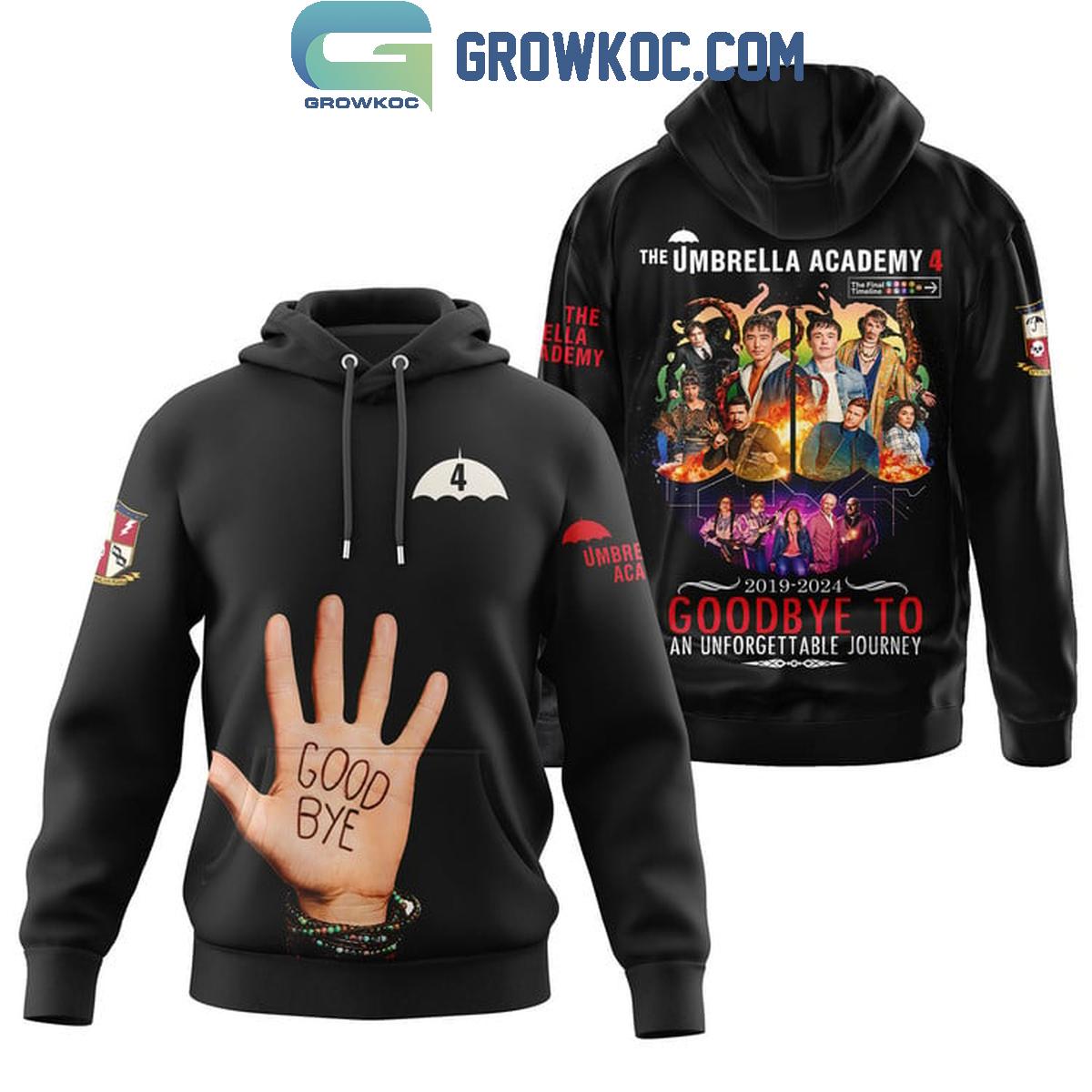 The Umbrella Academy 2024 Goodbye To Unforgettable Journey Hoodie T-Shirt